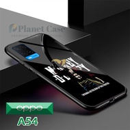 Softcase kaca OPPO A54  [CP210-OPPO A54] Case OPPO A54 Casing hp OPPO A54  Kesing hp OPPO A54  Softc
