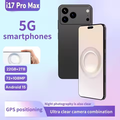 2026 New I17 Promax Original Intelligent Global Version 4G 5G Dual Card Dual Standby System 8000mAh