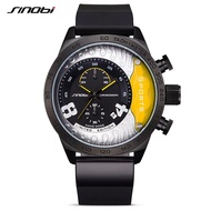 SINOBI Creative Men's Sports Watches Fashion Racing Functional Men's Wristwatches Waterproof Geneva Quartz Men Sports Watch SYUE