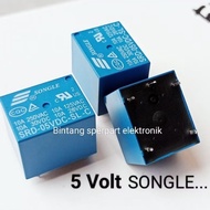 RELAY SONGLE 5 VOLT 5 PIN RELAY 5VOLT 5PIN RELAY SONGLE 5V 5 LEGS RELAY 5V 5 LEGS RELAY 5V 5PIN