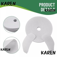 KAREN Air Intake Filters, White Accessories Tumble Dryer Exhaust Filters, Durable Replacement Cotton Round Exhaust Filters Dryer Parts