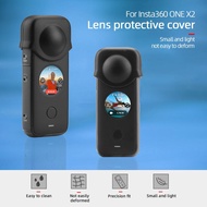 For insta360 one x2 accessories Lens Protective Cover Silicone Case  Dustproof Len Cover for insta 360 one x2 Panorama Camera