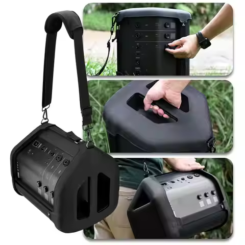 Carrying Case EVA Speaker Case with Shoulder Strap Speaker Cover Dustproof Cover for Bose S1 PRO+ Po