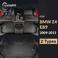 Car floor mats for BMW Z4 E89 2009 2010 2011 2012 2013 Car Trunk Mat auto foot Pads carpet cover int