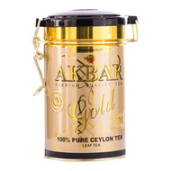 AKBAR AKBAR Gold Medal Black Tea 100g Gold Can Original Imported Canned Tea Loose Tea Home Making Te