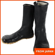 [Marukatsu] Tractor Shoes with Inseam Toe Protection Type Safety Rubber Tabi Waterproof Work Shoes M