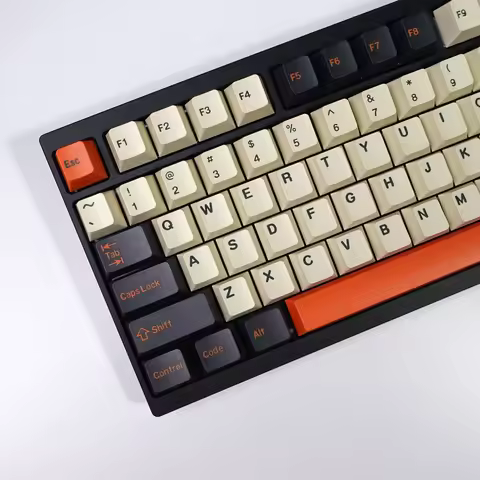 KBDiy 174 Keys/Set GMK Keycaps PBT Double Shot GMK Carbon Keycap for Mechanical Keyboard Game Custom