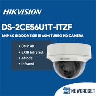 HIKVISION DS-2CE56U1T-ITZF 8MP 4K INDOOR EXIR IR 60M TURBO HD CAMERA