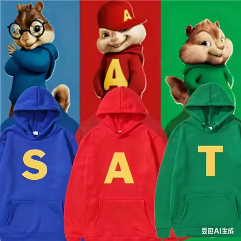 Alvin and The Chipmunks 2026 Fashion Unisex Casual Sportswear Men's Hoody Alvin Chipmunk Cosplay Cos