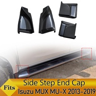 Car Door Side Steps End Cap Running Board Plug Cover Side Step Pedal Cap For Isuzu MUX MU-X 2013-201