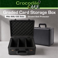 Graded Card Storage Box with Combination Lock PSA BGS CGC Slab