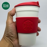 Starbucks Tumbler 12oz White&amp;Red Holiday Thailand