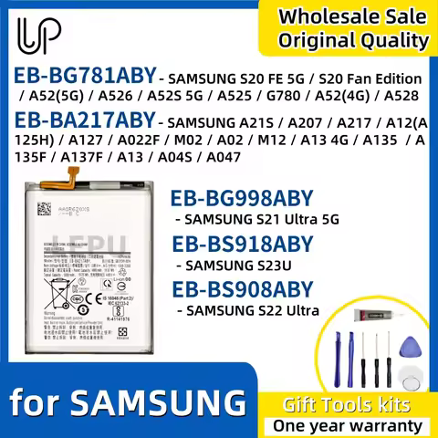 Original Phone Battery EB-BS908ABY EB-BG781ABY EB-BG998ABY EB-BA217ABY EB-BS918ABY for SAMSUNG S22 U