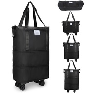 Rolling Duffle Bag with Wheels, Expandable Foldable Duffle Bag with Wheels and Handle for Travel, Ro