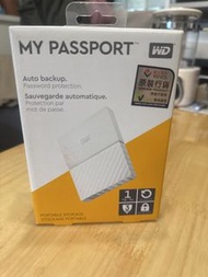 全新 WD My Passport 1TB 外置硬碟