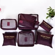 7 in 1 Bag in Bag Travel Organizer (Secret Pouch).Laundry pouch 7in1