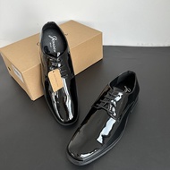 หนังแก้วหัวกลมโตสำหรับผู้ชายรองเท้าหนังชุดทำงานฤดูใบไม้ผลิและฤดูใบไม้ร่วงของ Wangyu629 Shoeswangyu62