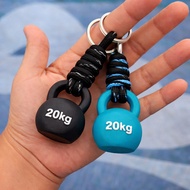 Mini Kettlebell Keychain 20kg | Gym Key Holder | Fitness Bag Charm