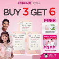 [BUY 3 GET 6] KITSUI Whitie Snow x3 [FREE 1x Whitie Snow 1's + 2x Belloss Fiber 1's] Supplement Hala