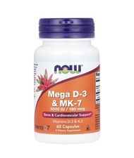 Now Foods Mega D3 & MK7 60 capsules