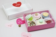 【20套】韓式馬卡龍常溫西點包裝盒子