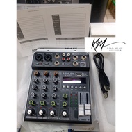 Mixer Audio ASHLEY KPOP4 KPOP 4 4Channel USB Interface Bluetooth Original
