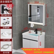 Smart Stone Plate Bathroom Cabinet Combination Modern Minimalist Bathroom Mirror Cabinet Bathroom Table Set Hand Washing