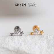 (1 Piece) Stone Star Piercing - Titanium F136 - Eyelets Store