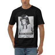 Ahegao Hinata Waifu Material Cotton T-Shirt