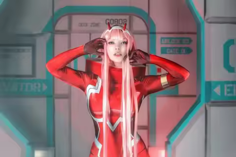 Zero Two Woman Cosplay Costume Darling in the Franxx 02 Klaxosaur Princess 001 Zentai Halloween Body