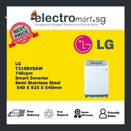 LG T2108VSAW Smart Inverter Top Load Washing Machine 8KG