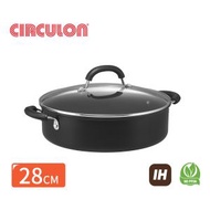 美亞 - (電磁爐適用) 有蓋陽極氧化不黏深煎鍋 28CM- CIRCULON TOTAL (#83954)