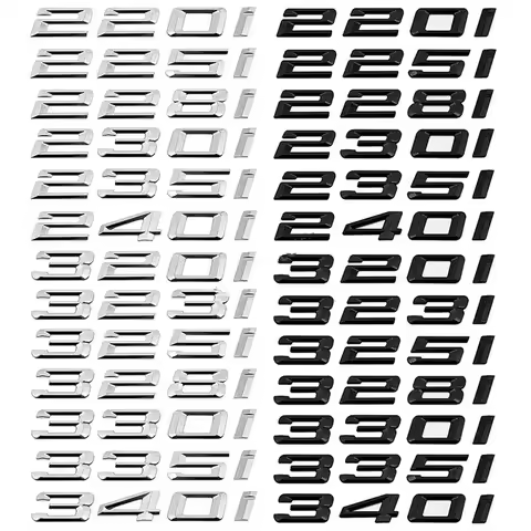 3D For F22 F45 F23 220i 225i 228i 230i 235i 240i 320I 323i 325i 328i 330i 335i Rear Trunk Logo Lette