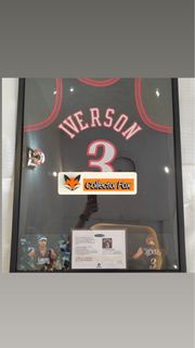 Allen Iverson 3 號 76人 簽名球衣 連認證 有2款