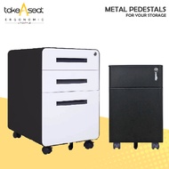 Metal Mobile Pedestal ★ Mini Pedestal ★ 2 Tier Pedestal ★ 3 Tier Pedestal ★ Office Pedestal Drawer