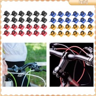 [Lslhj] 10x Bike Cable Clips C Shaped for Road Mountain Bikes Folding Bikes