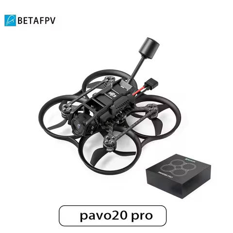 Pavo20 Pro BETAFPV Brushless Whoop Quadcopter F4 2-3S 20A V1 Flight Controller 1104 7200KV Motor Sui