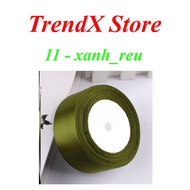 XXX SNAKE - 0.62 CM Ribbons in All Colors GREEN Women Making Bows to Tie Flowers or Crafts