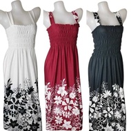 Long Smocking Duster Pambahay Duster | Flat Strap Dress For Women Dress For Adults Sking D