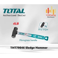 TOTAL 2LB/ 3LB/ 4LB High Carbon Steel Sledge Hammer (THT79026 / THT79036 / THT79046)