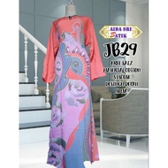 kaftan lengan panjang/ jubah / batik Kelantan/ jubah batik / batik canting