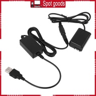 XI USB to NP-FW50 for DC Coupler Dummy  Camera Power for A7 A7R A7S A7I
