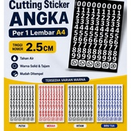 Cutting Sticker Number Number - Label Sticker Number Per Sheet A4