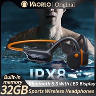 X10 IPX8 Waterproof Swimming Bone Conduction Wireless Headphone Bluetooth 5.3 32GB MP3 Player HIFI Bass Music Sports Earphones