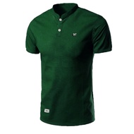KAOS POLO SHIRT SANGHAI HIJAU BOTOL POLOS POLOSHIRT PRIA KRAH KOKO PREMIUM SLIMFIT  POLOS KECE KAOS 