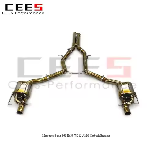 CEES Catback Exhaust for Mercedes-Benz E63 E63S W212 AMG (2007-2016) High Performance Valvetronic Ex