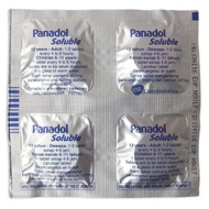 Panadol Soluble 500mg x 4's tab (lemon flavour)