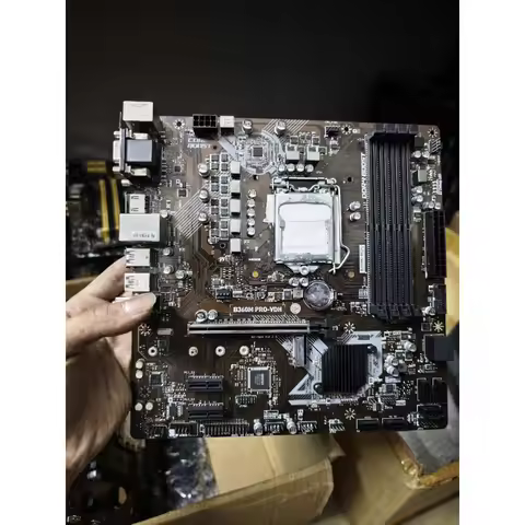 Used mATX Motherboard for MSI B360M PRO-VDH LGA1151 B360 DDR4 M.2 HDMI DVI VGA