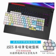 ASUS  G733ZW G733ZM G733Z G733ZN  鍵盤套 鍵盤膜 華碩 彩色 注音 鍵盤保護套 繁體