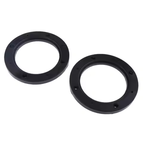 2pcs Universal Black 4inch Car Stereo Audio Speaker Mounting Spacer Rings Adaptor